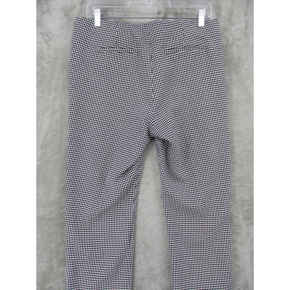 Adrianna Papell Pants Womens 8 Houndstooth Office Career Preppy Academia Knit - Picture 6 of 10